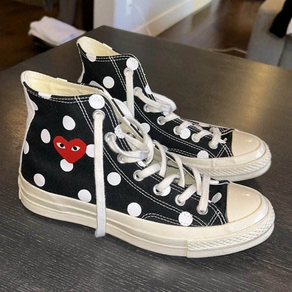 Comme Des Garçons Play x Converse Chuck 70  Hi top Sneakers - Picture 3 of 12